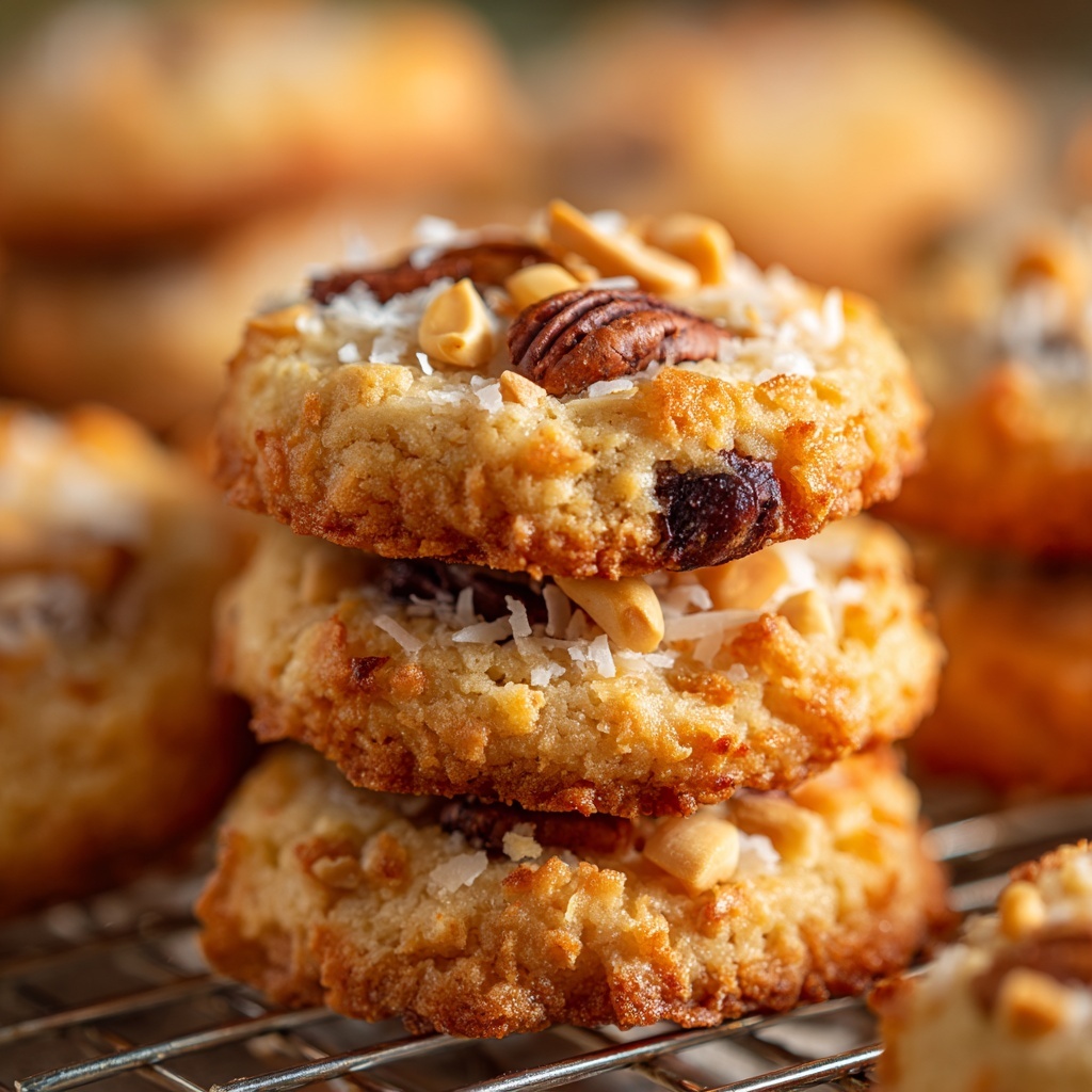 Chocolate Pecan Coconut Cookies Recipe - Recipe Image