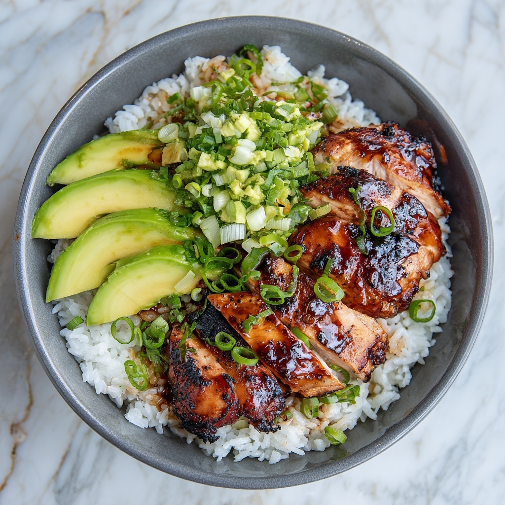 Honey Chipotle Chicken Bowl with Corn, Avocado, and Cilantro Recipe - Recipe Image