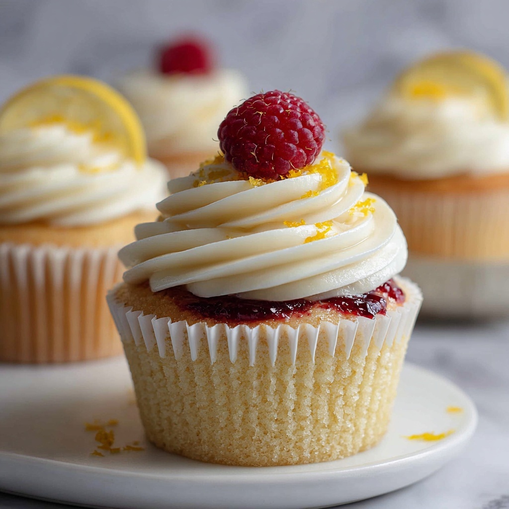 Raspberry Lemon Heaven Cupcakes Recipe - Recipe Image