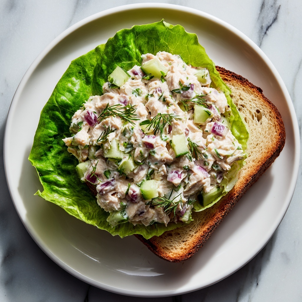 Creamy Tuna Salad with Fresh Herbs Recipe - Recipe Image