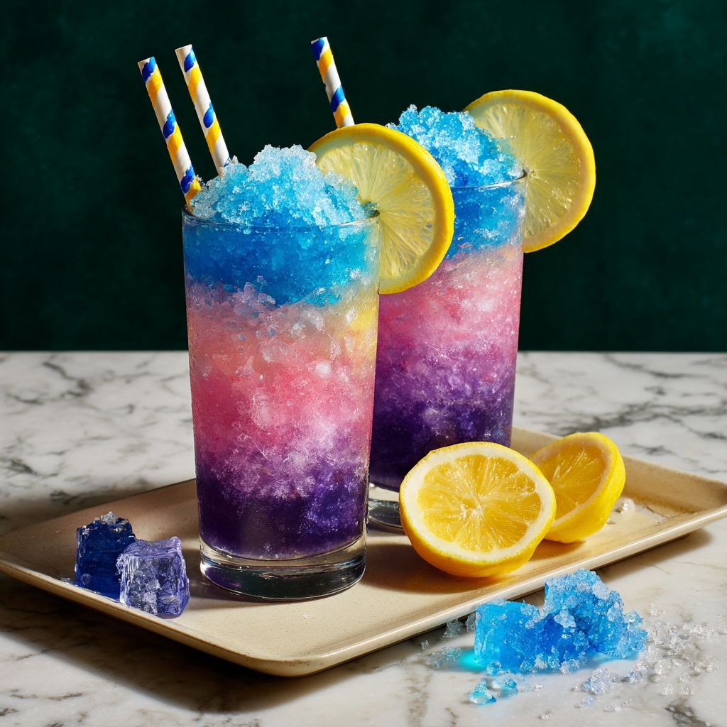 Galaxy Lemonade Slushie Recipe - Recipe Image