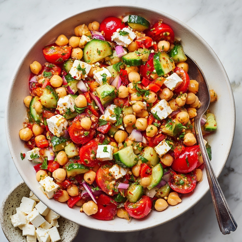 Mediterranean Chickpea Salad Recipe - Recipe Image