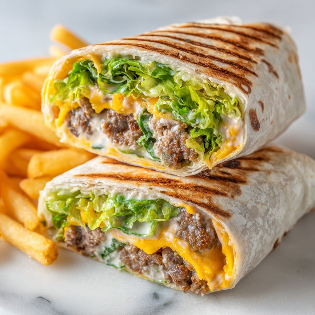 Big Mac Wraps Recipe - Recipe Image