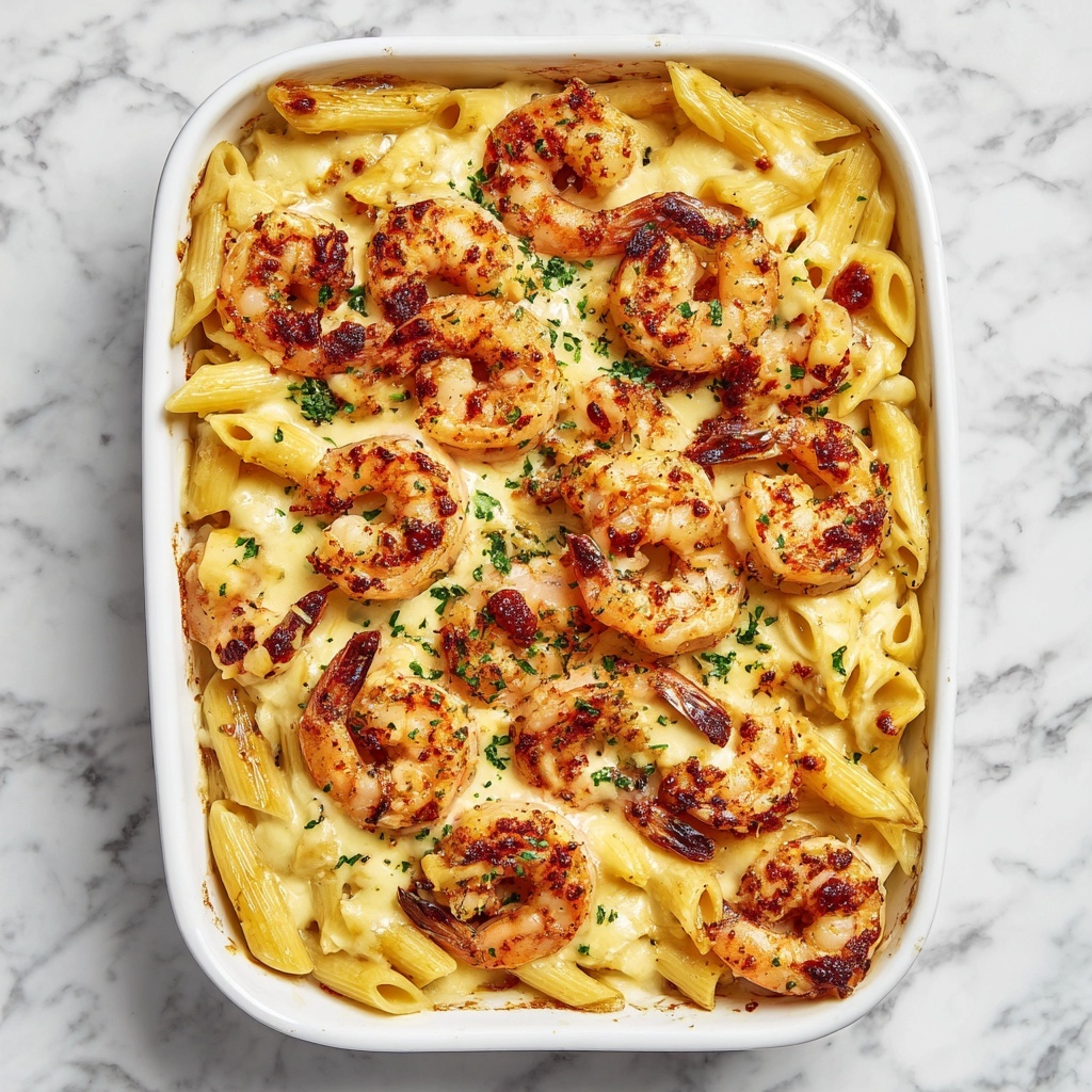 Shrimp Scampi Pasta Bake Recipe - Recipe Image