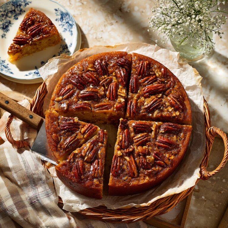 Banana Pecan Caramel Cake Recipe