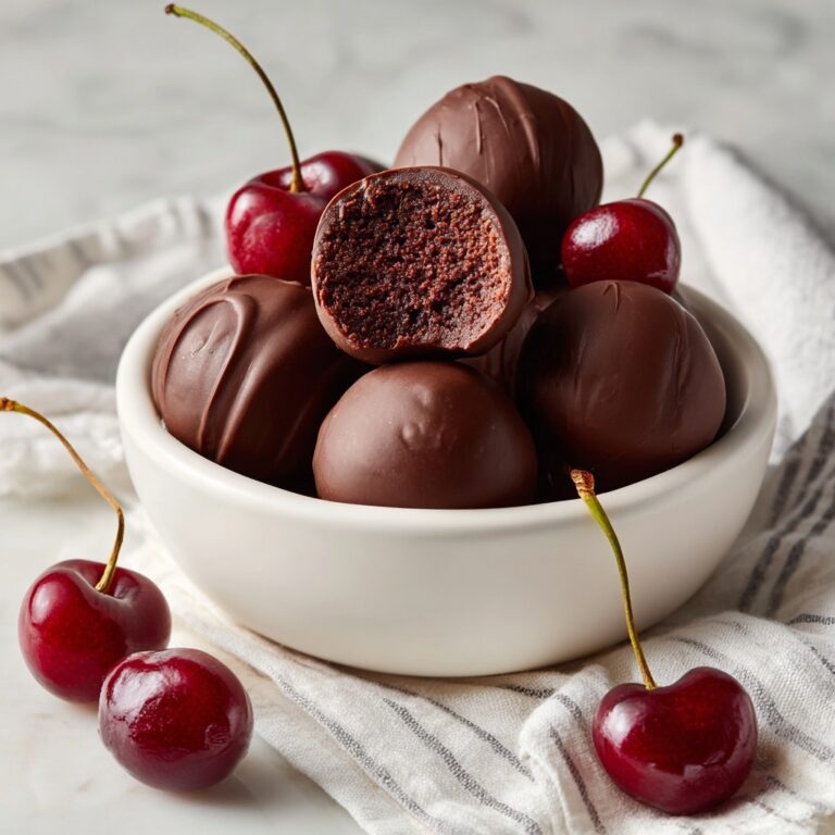 Chocolate Covered Cherry Brownie Bombs Recipe