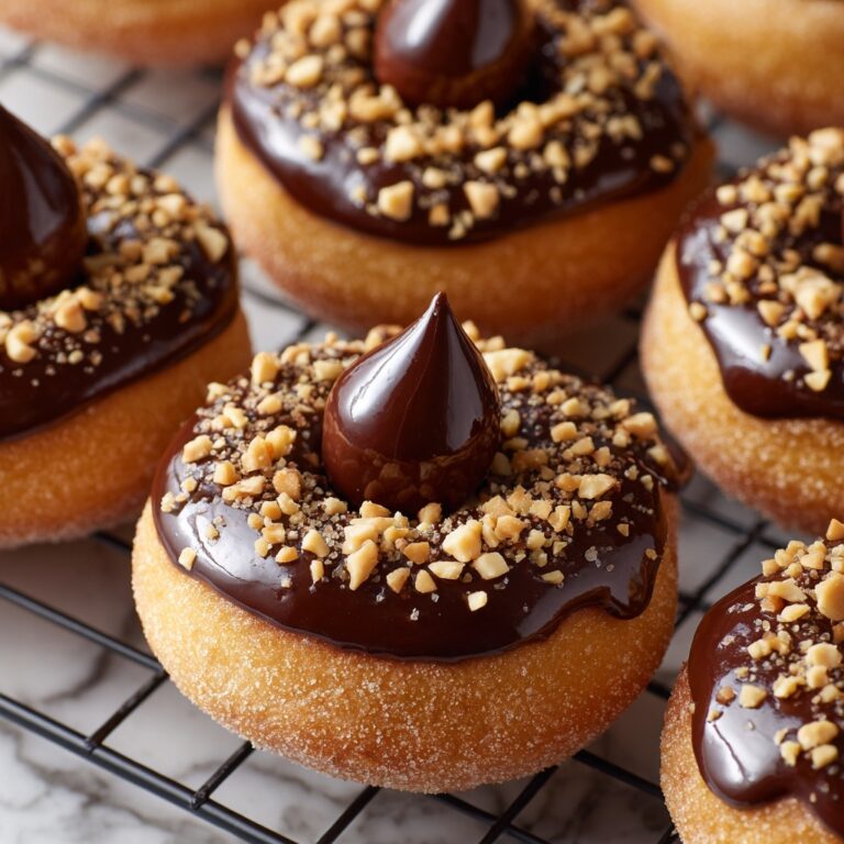 Chocolate Hazelnut Cream Doughnuts Recipe
