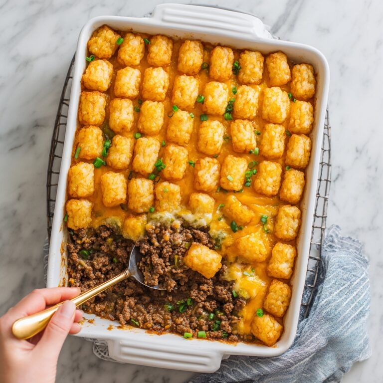 Cheesy Tater Tot Casserole Recipe