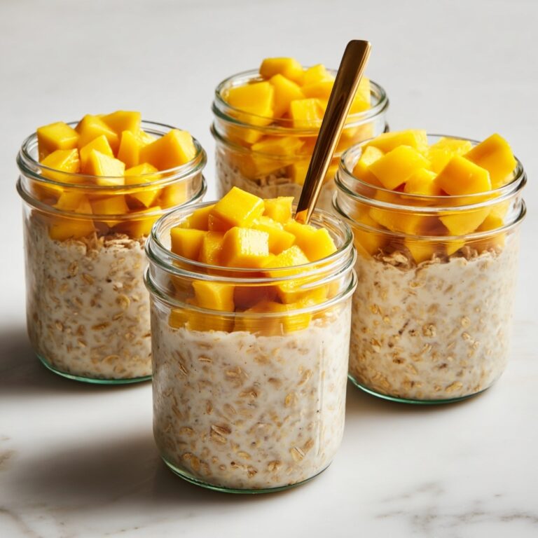 Mango Lassi Overnight Oats Recipe