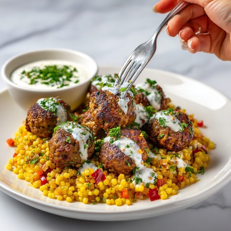 Greek Chicken Meatballs with Homemade Tzatziki Recipe