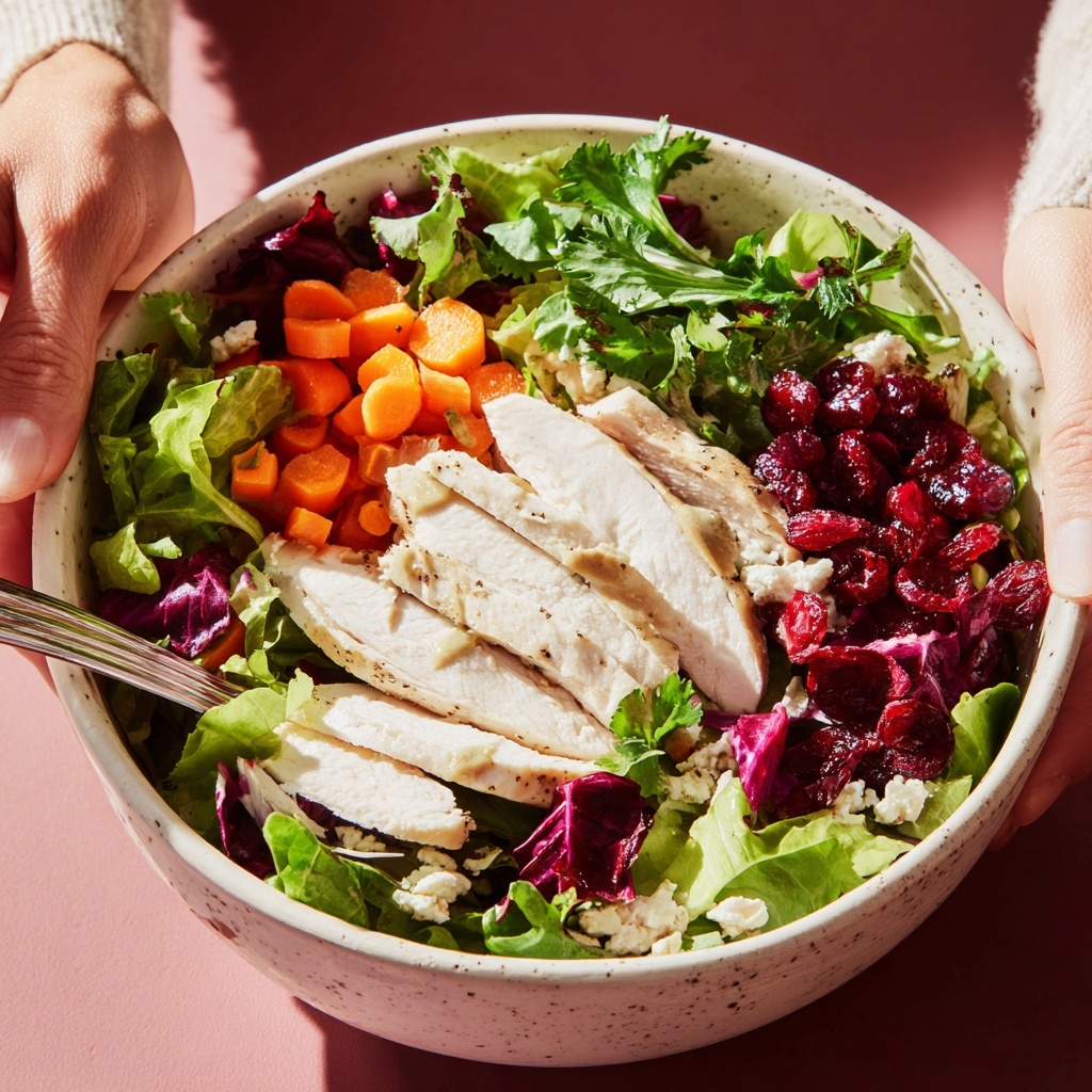 Asian Chicken Cranberry Salad Recipe - Recipe Image