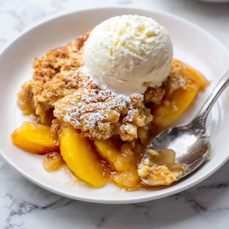 Easy Peach Cobbler Recipe