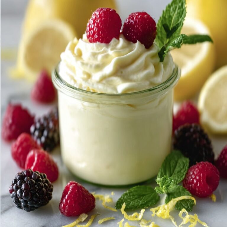 Lemon Whipped Greek Yogurt Recipe