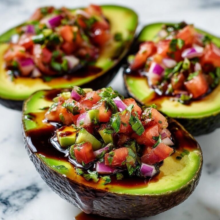 Bruschetta Stuffed Avocado Recipe