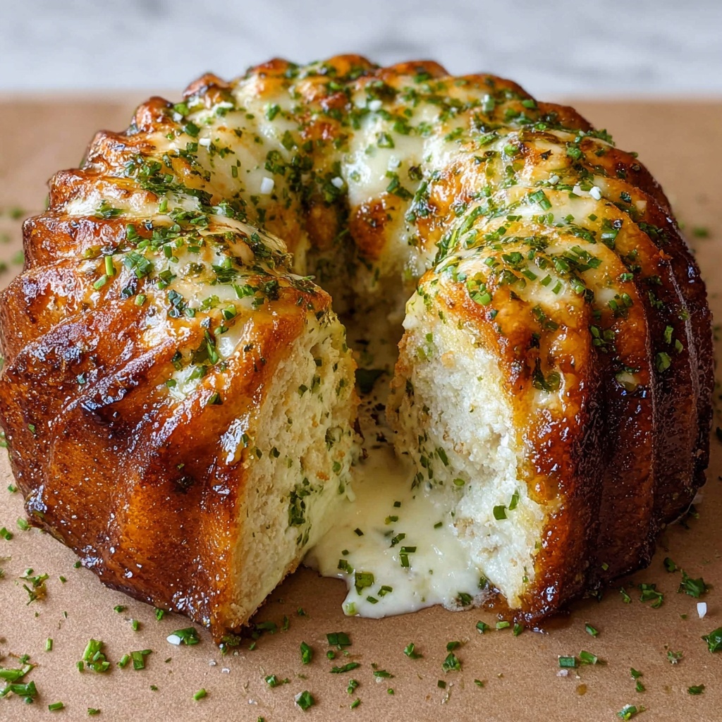 Chicken Alfredo Monkey Bread Recipe - Recipe Image