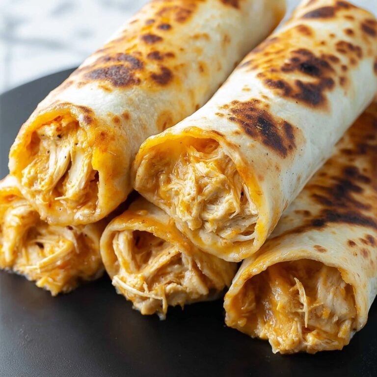 Baked Chicken Flautas Recipe