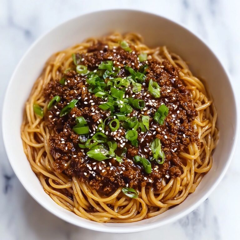 Mongolian Ground Beef Noodles Recipe