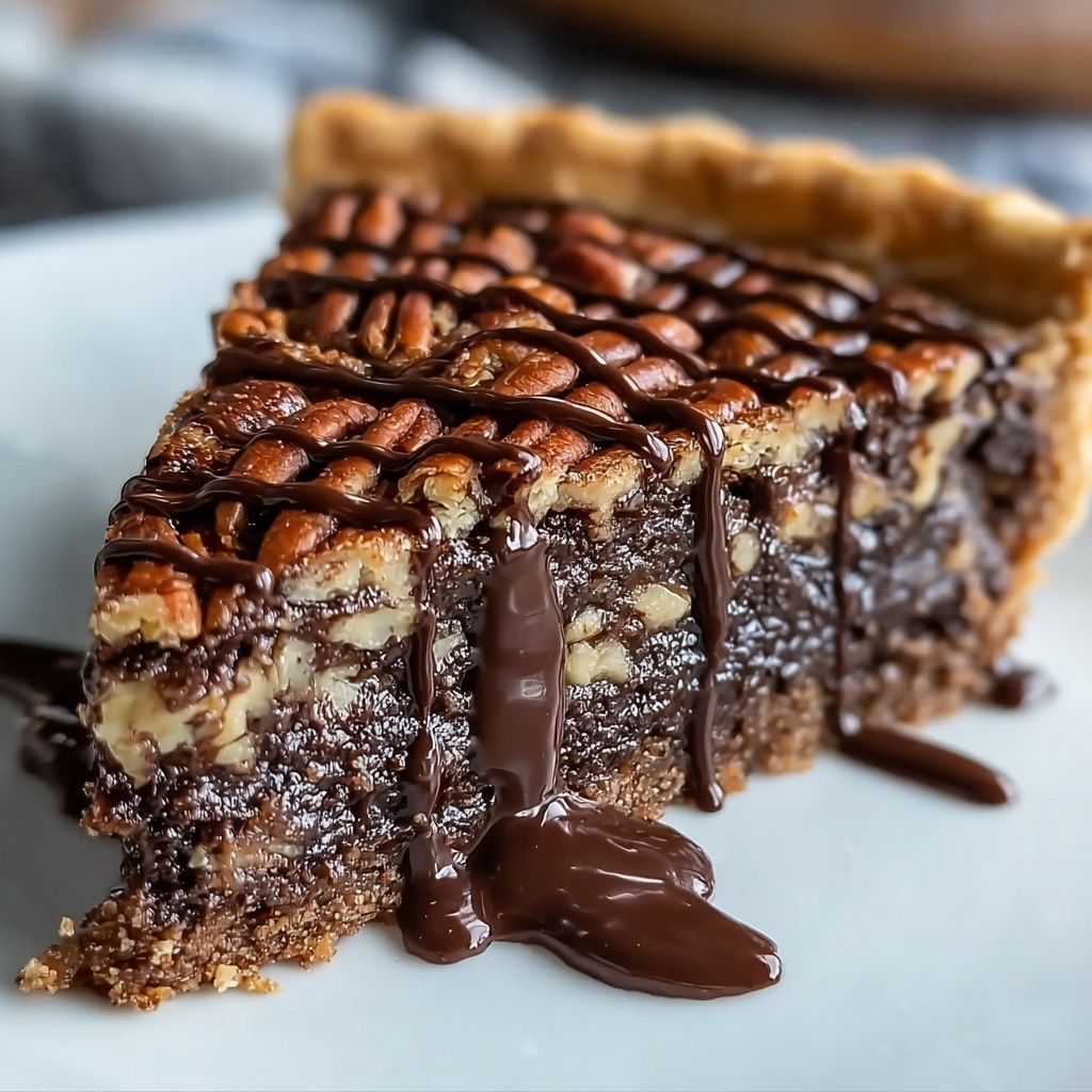 Brownie Pecan Pie Recipe - Recipe Image