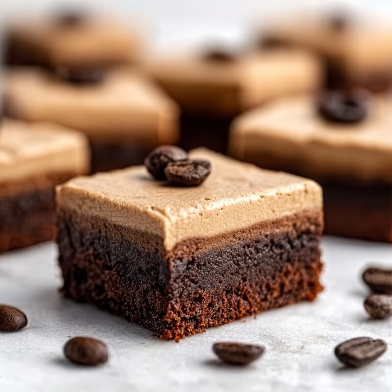 Coffee Brownies with Mocha Frosting Recipe
