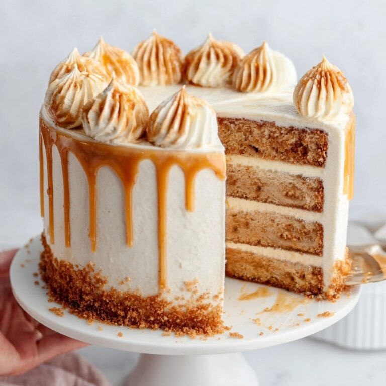 Banana Cake with Salted Caramel Frosting Recipe