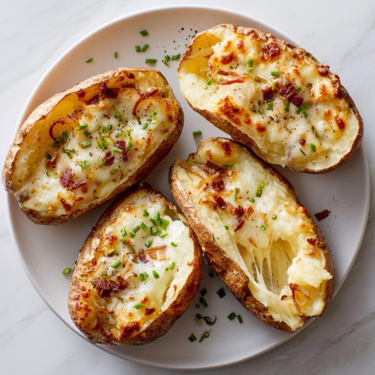 French Onion Baked Potatoes Recipe