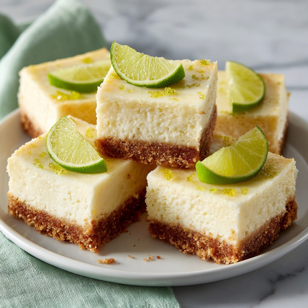 Key Lime Pie Cheesecake Bars Recipe - Recipe Image