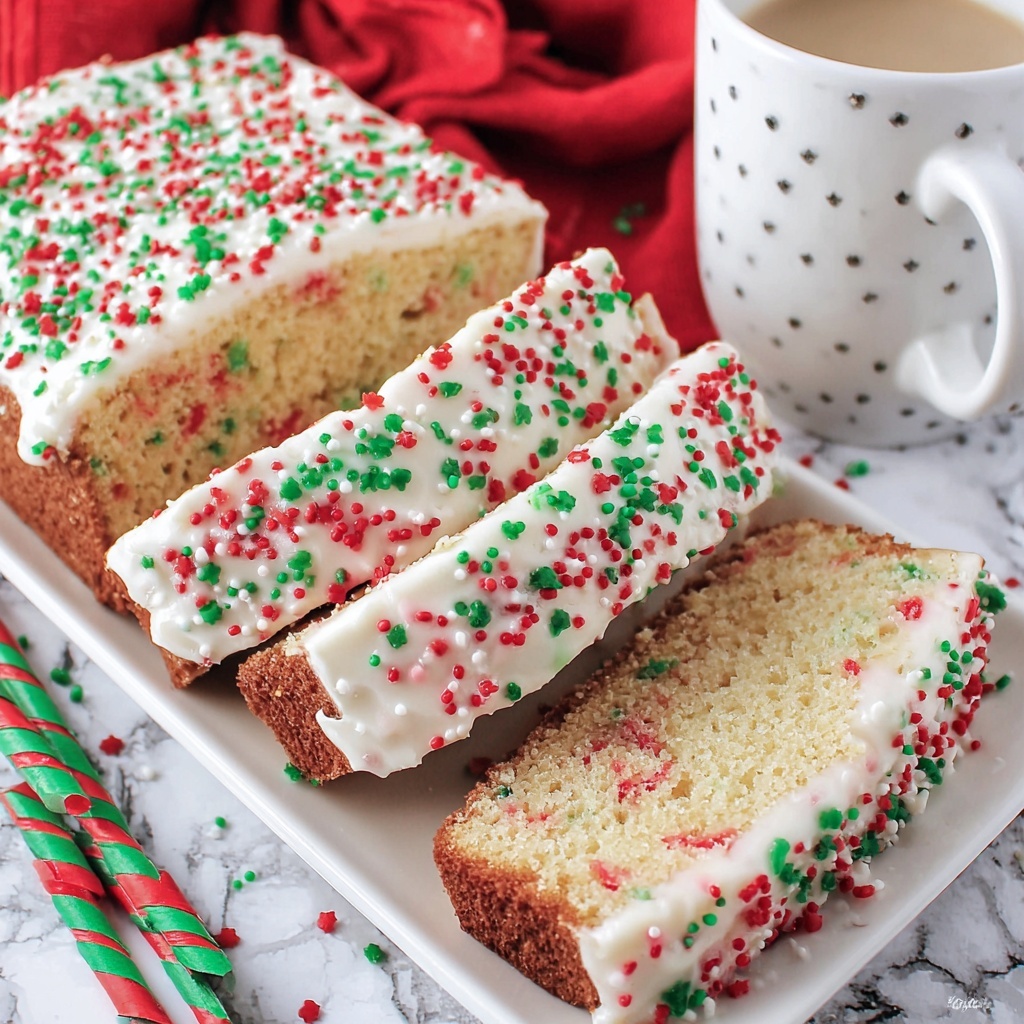 Christmas Funfetti Bread Recipe - Recipe Image