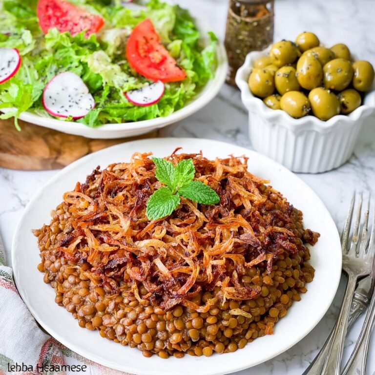 Bulgur Mujadara Recipe