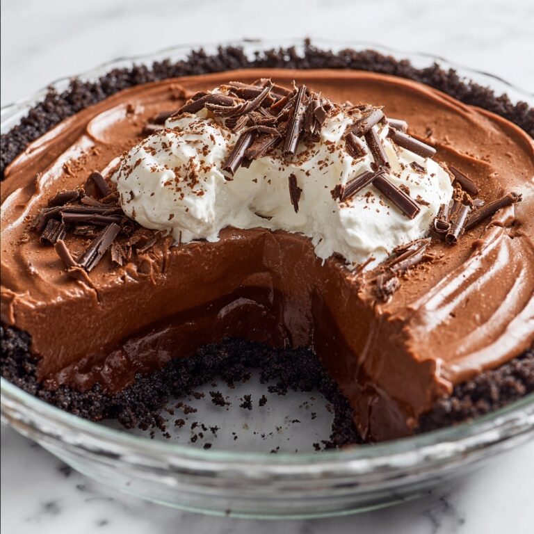 No Bake Chocolate Pudding Pie Recipe