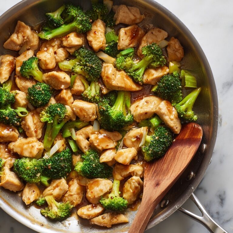 One Skillet Chicken and Broccoli Dinner Recipe