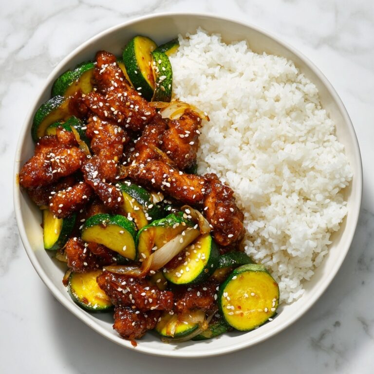 Ponzu Zucchini Stir Fry with Chicken Recipe