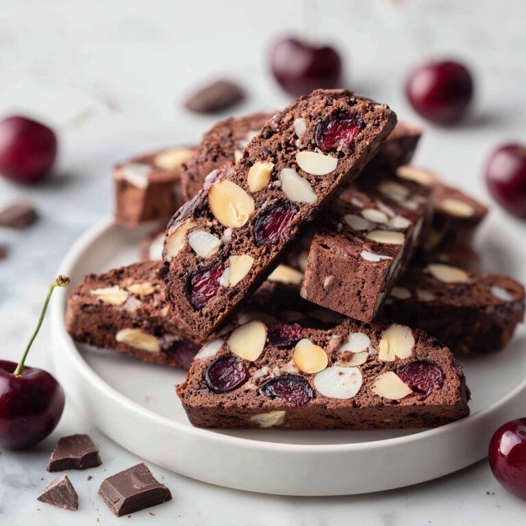 Decadent Chocolate Cherry Biscotti Recipe