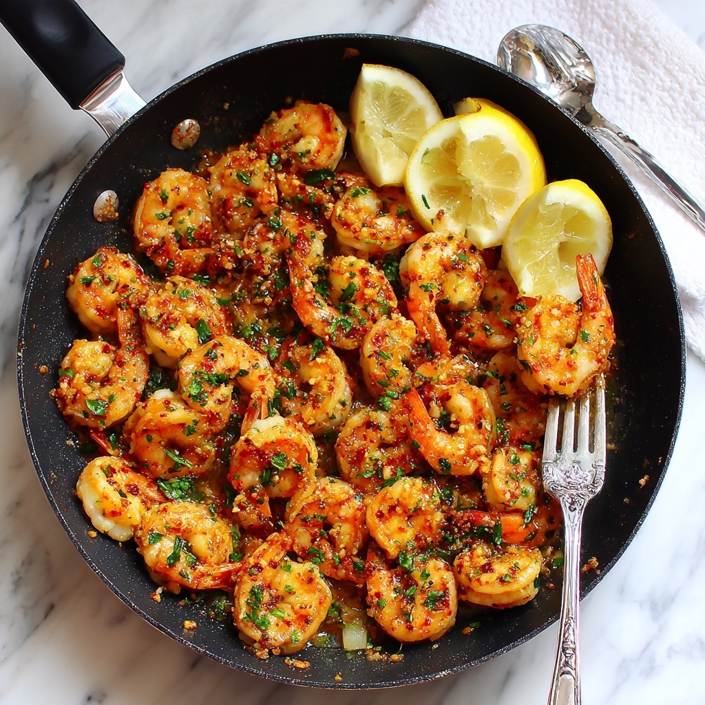Spicy Lemon Garlic Shrimp Recipe - Recipe Image