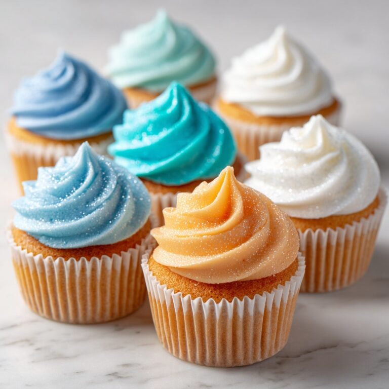 Glitter Frosting Cupcakes Recipe
