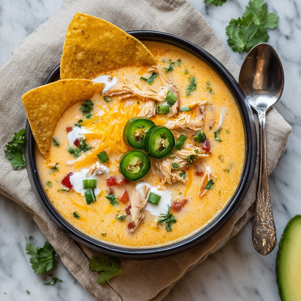 Creamy Chicken Tortilla Soup Recipe - Recipe Image