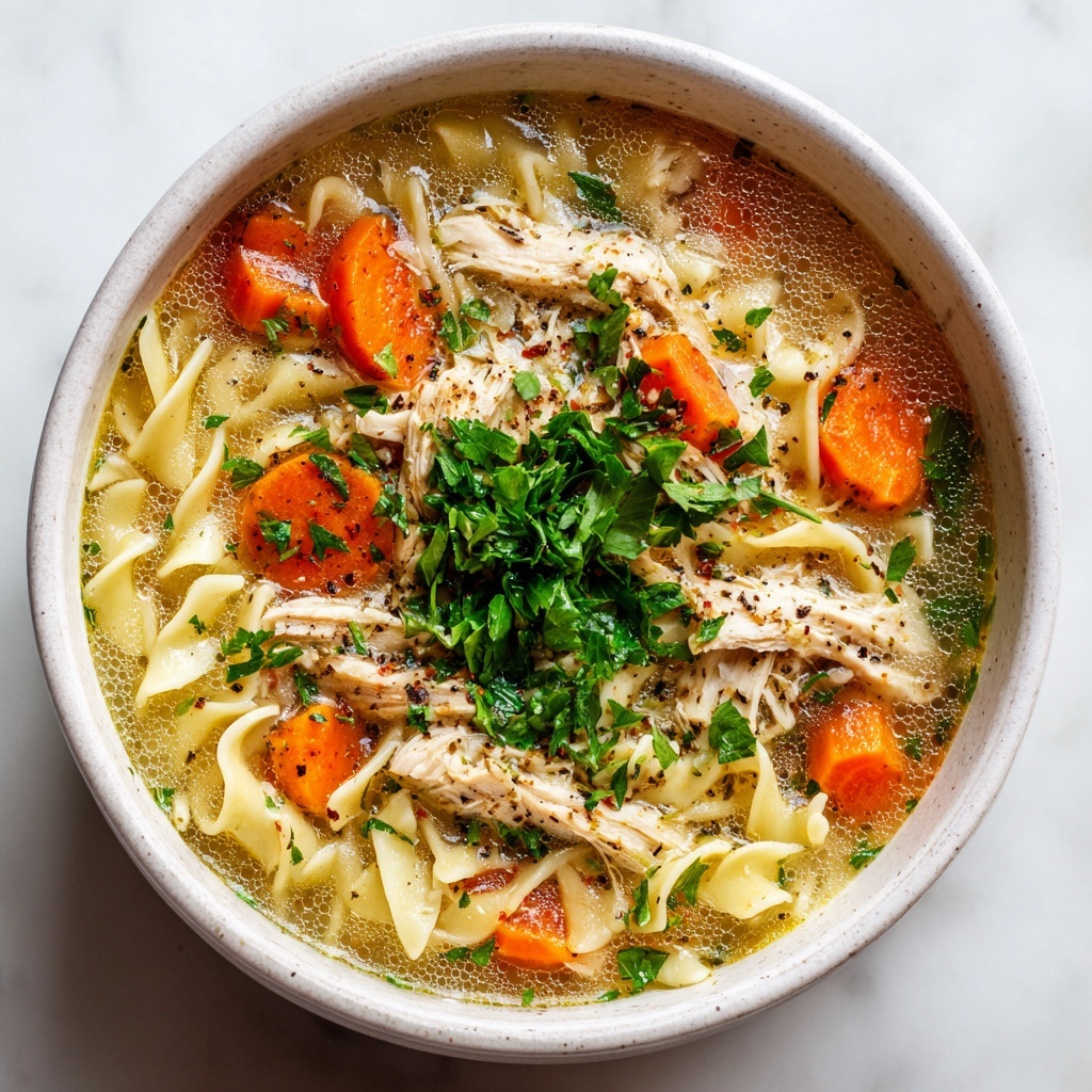 Homemade Chicken Noodle Soup: A Comforting Classic Recipe - Recipe Image