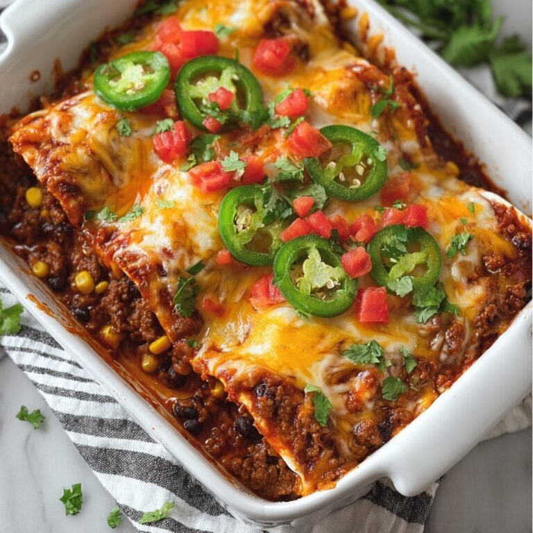 Beef Enchilada Casserole Recipe