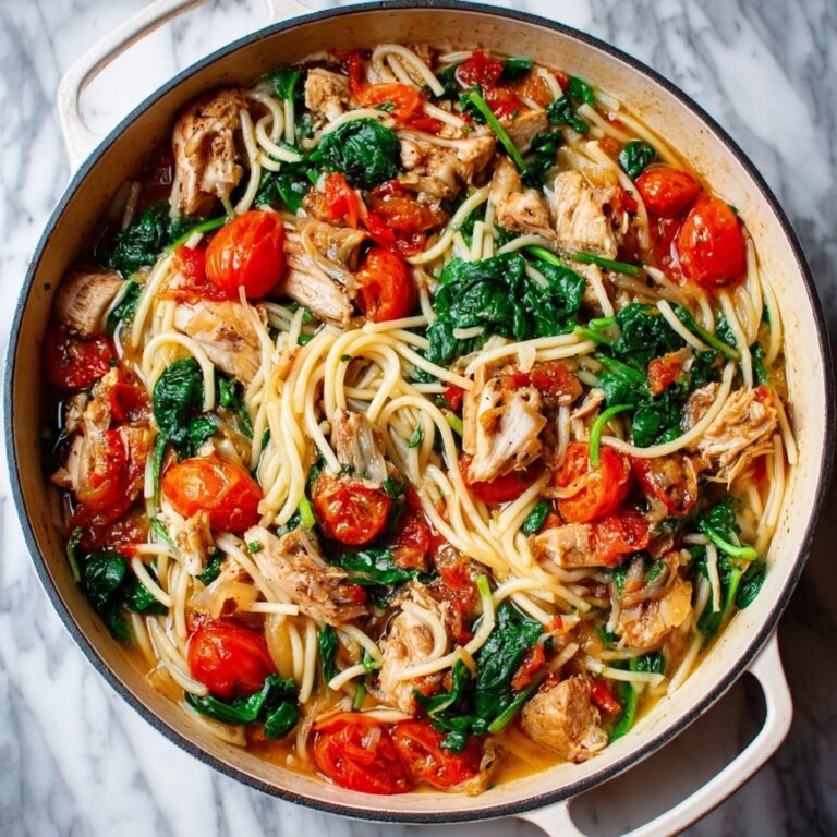 Shrimp Tomato Spinach Pasta in Garlic Butter Sauce Recipe