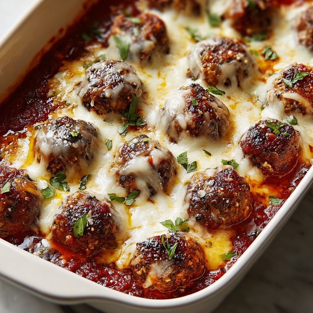 Dump and Bake Meatball Casserole Recipe - Recipe Image
