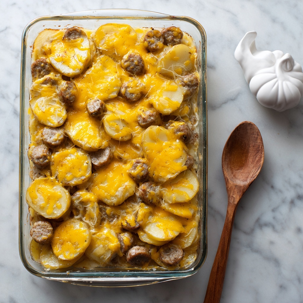 Creamy Sausage Potato Bake Recipe - Recipe Image