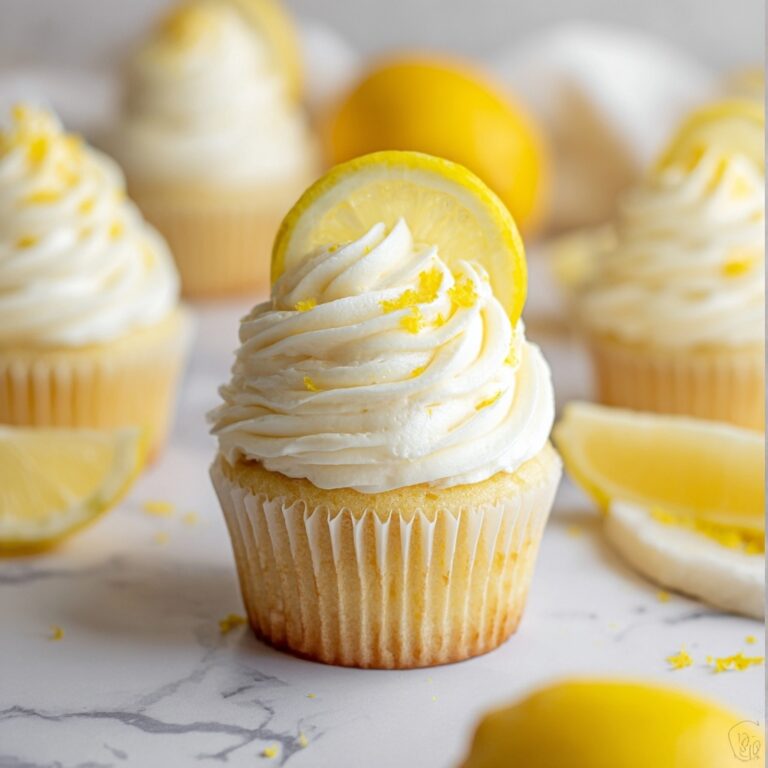 Lemon Muffins with Whipped Cream and Lemon Zest Recipe
