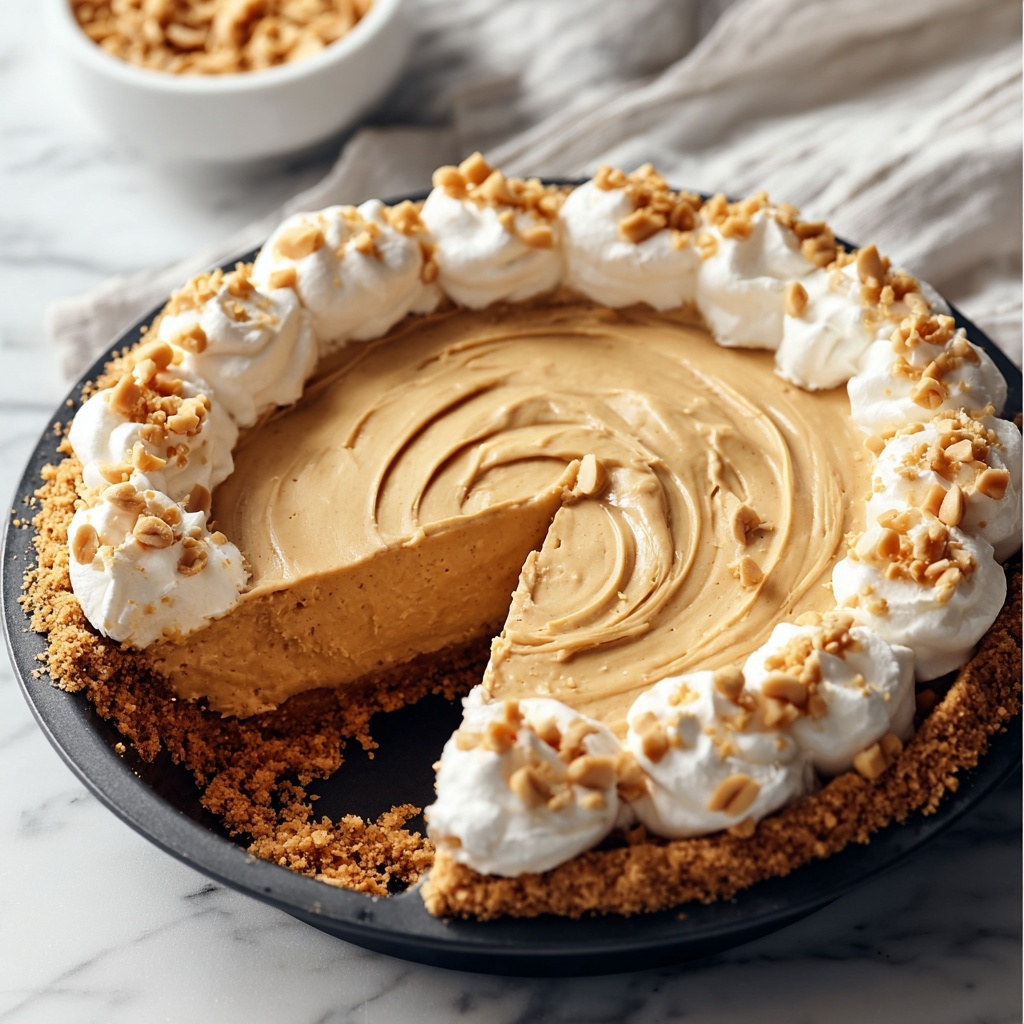 Easy Peanut Butter Pie Recipe - Recipe Image