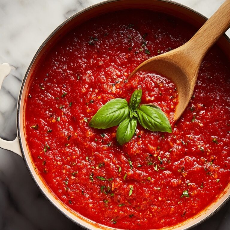 Homemade Italian Tomato Sauce Recipe