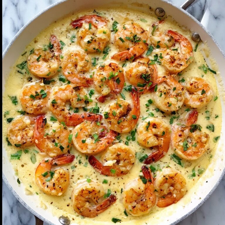 Creamy Garlic Parmesan Shrimp Recipe