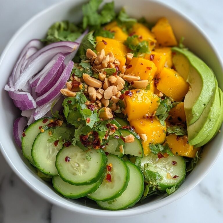 Mango Salad with Sweet Chilli Lime Dressing Recipe