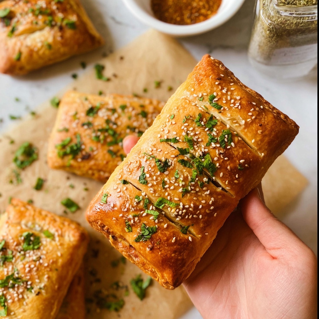 Chicken and Cheese Pastry Rolls Recipe - Recipe Image