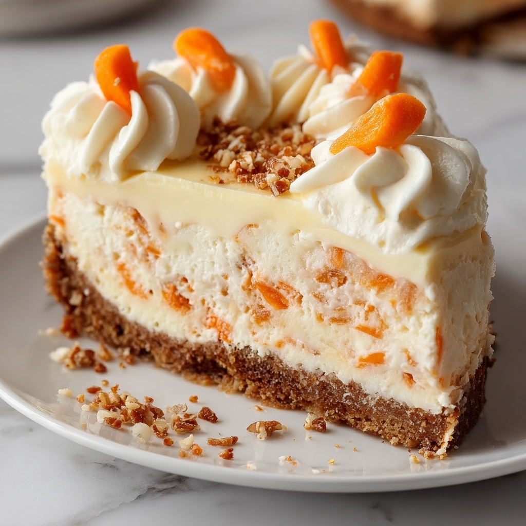 Carrot Cake Cheesecake Recipe - Recipe Image
