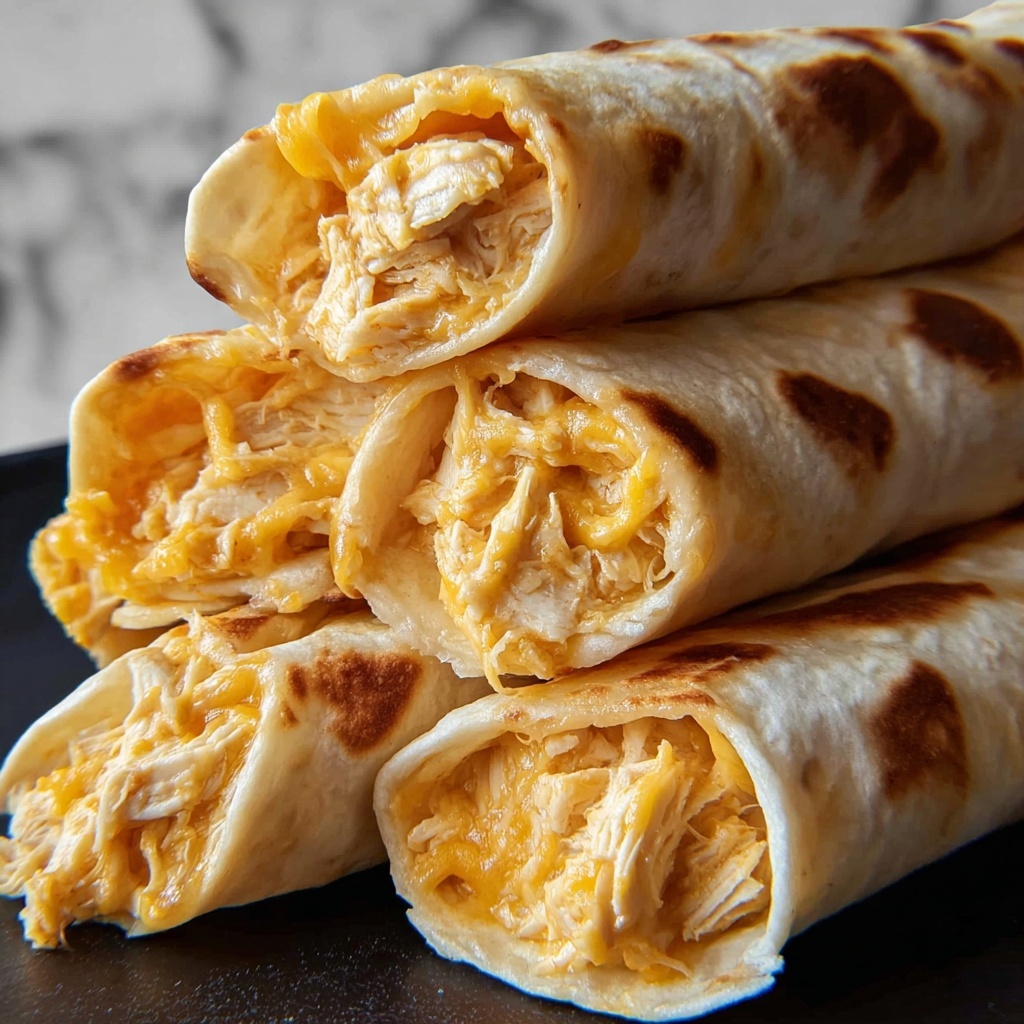 Baked Chicken Flautas Recipe - Recipe Image