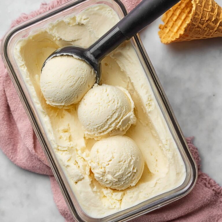 Homemade Vanilla Ice Cream Recipe