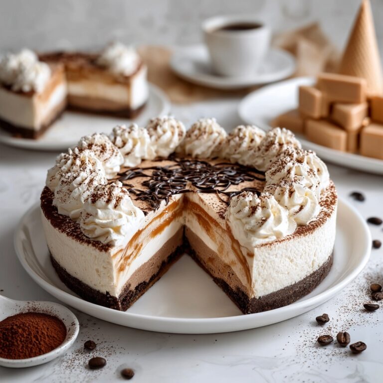 Sumptuous Espresso-Infused Biscuit and Cream Cheese Cake Recipe